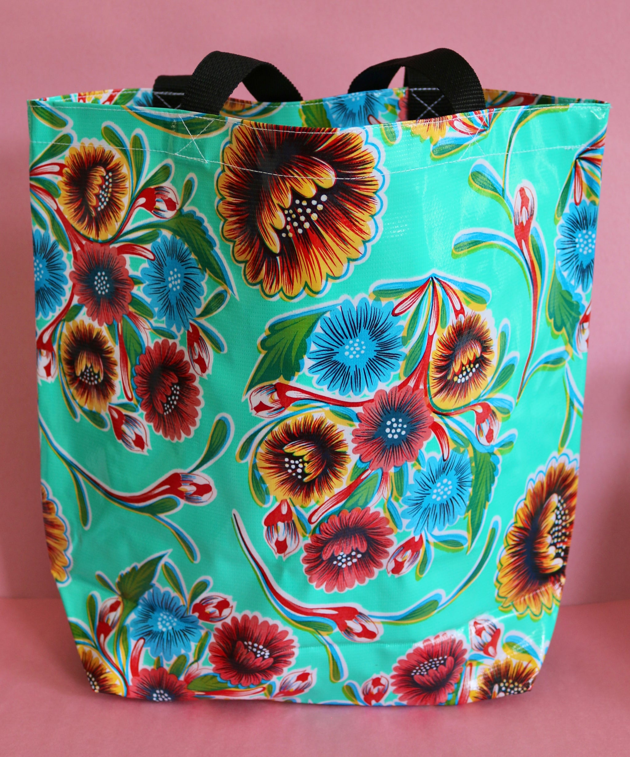 Oilcloth Tote Bag Medium Mercado Lula